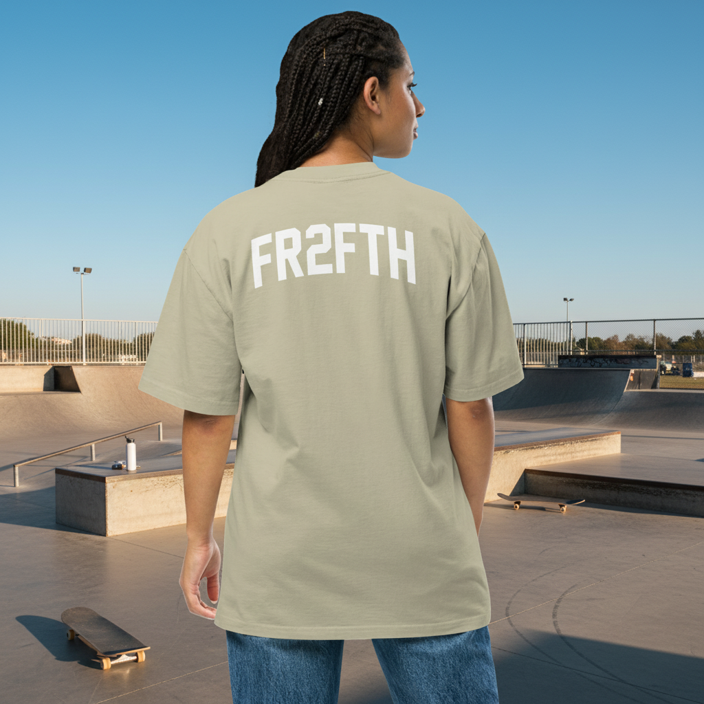 FTF FR2FTH - PREMIUM Oversized faded t-shirt