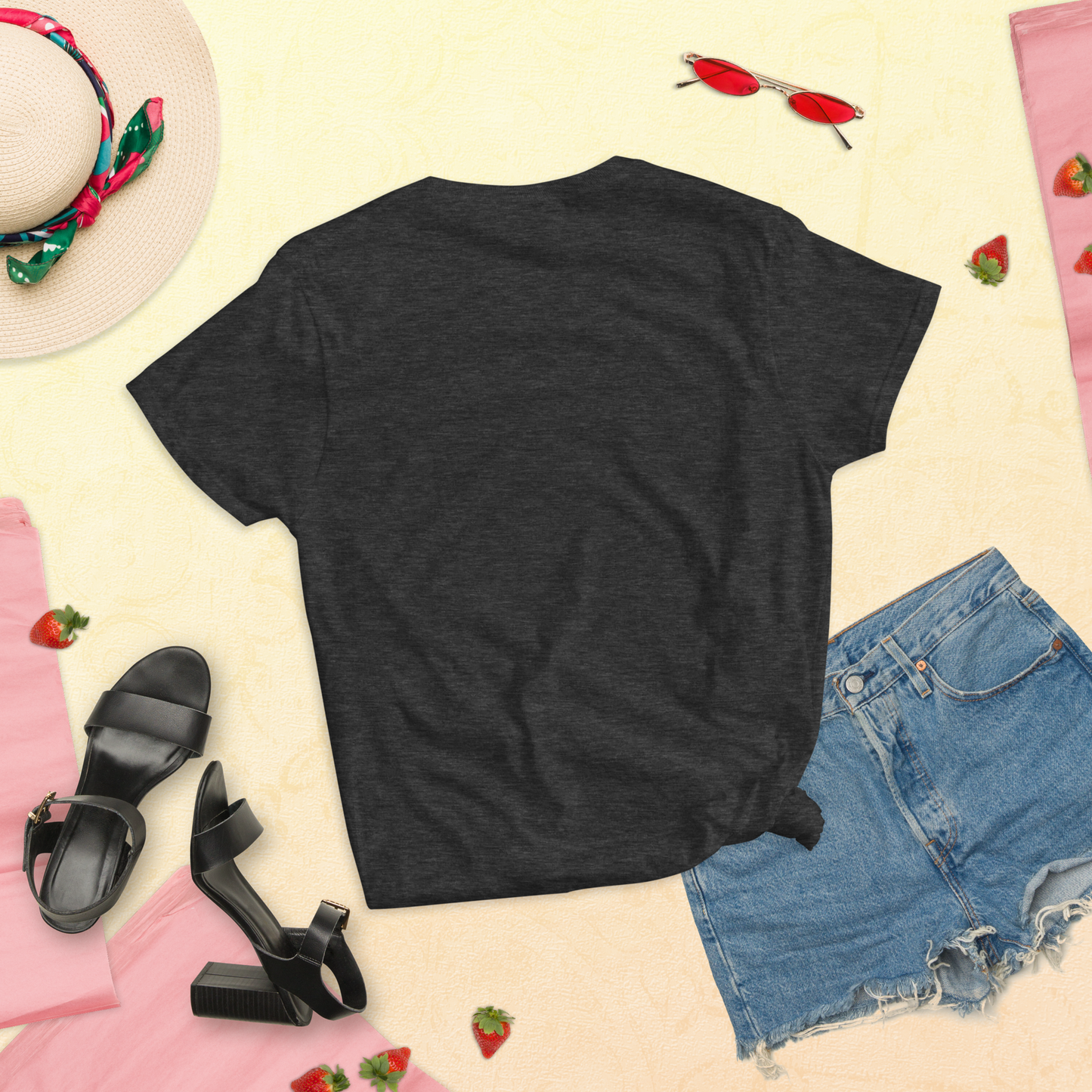 FTF HEART SURF - Women's short sleeve t-shirt