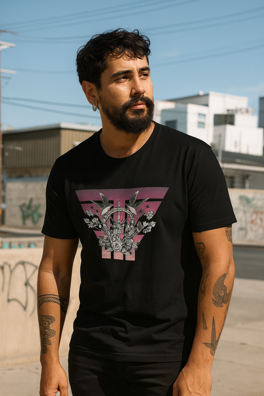 FTF COMPASS - UNISEX premium heavyweight tee