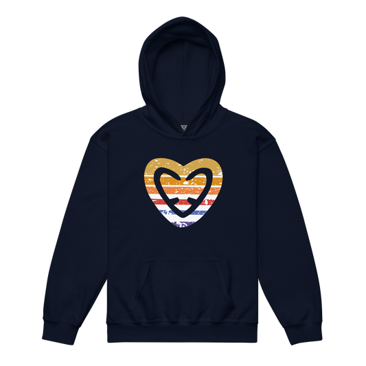 FTF HEART SURF - YOUTH heavy blend hoodie